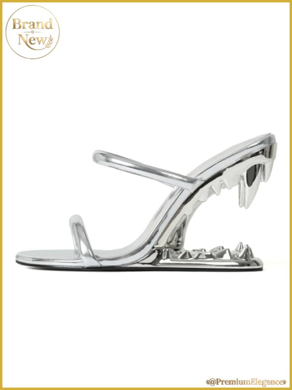 Synthetic Leather Wedge Sandals Strappy Slingback Heels Open Toe